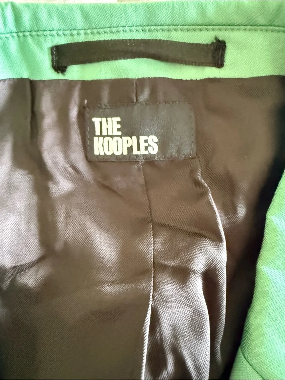 The Kooples Mint Green 100% Wool Blazer Men’s EU 48 NWT